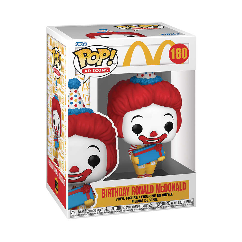 Pop Ad Icon Mcdonalds Birthday Ronald Vinyl Figure | Odin's Place