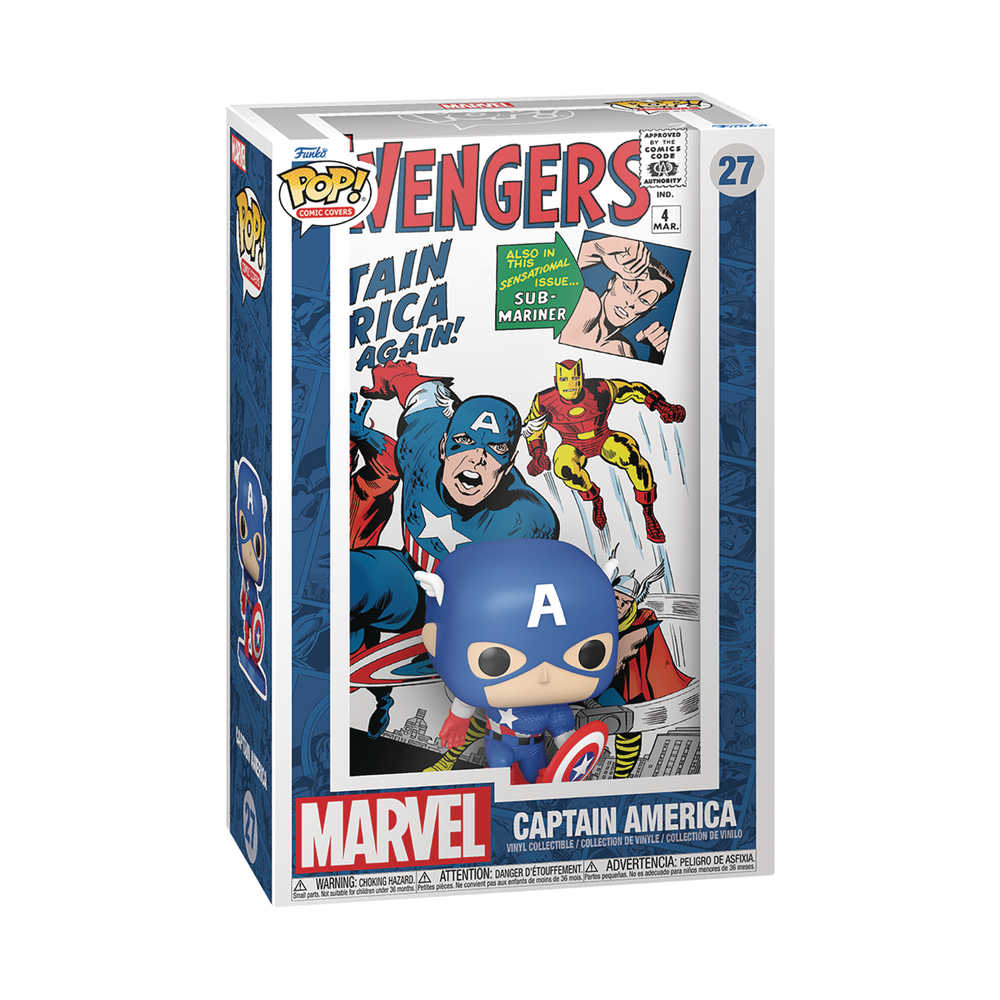 Pop Comic Cover Marvel Avengers 4 1963 Vinyl Figure | Odin's Place