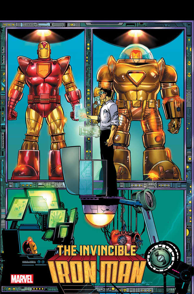 Invincible Iron Man #4 Layton Connecting Variant | Odin's Place