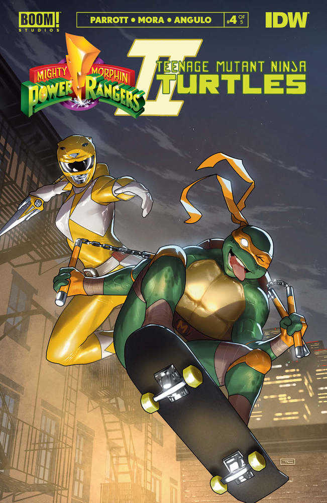 Mmpr Teenage Mutant Ninja Turtles II #4 (Of 5) Cover E Cardstock Variant Clarke | Odin's Place