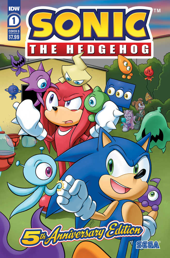 Sonic The Hedgehog #1 5TH Anniversary Edition Cover D Hernandez | Odin's Place