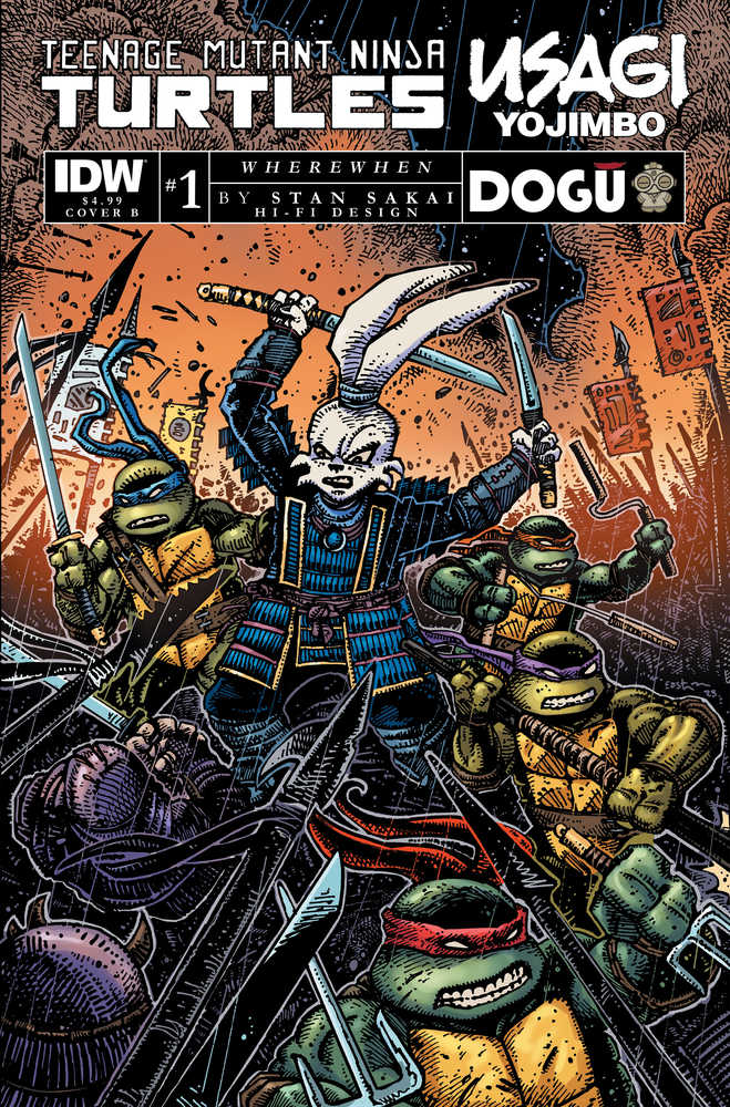 Teenage Mutant Ninja Turtles Usagi Yojimbo Wherewhen #1 Cover B Eastman | Odin's Place