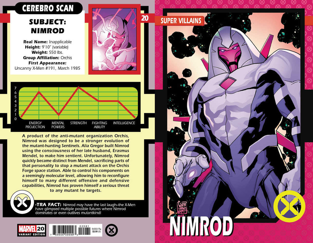 X-Men #20 Camuncoli Trading Card Variant | Odin's Place