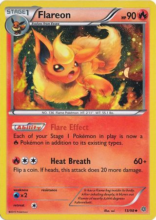 Flareon (13/98) (Cosmos Holo) [XY: Ancient Origins] | Odin's Place