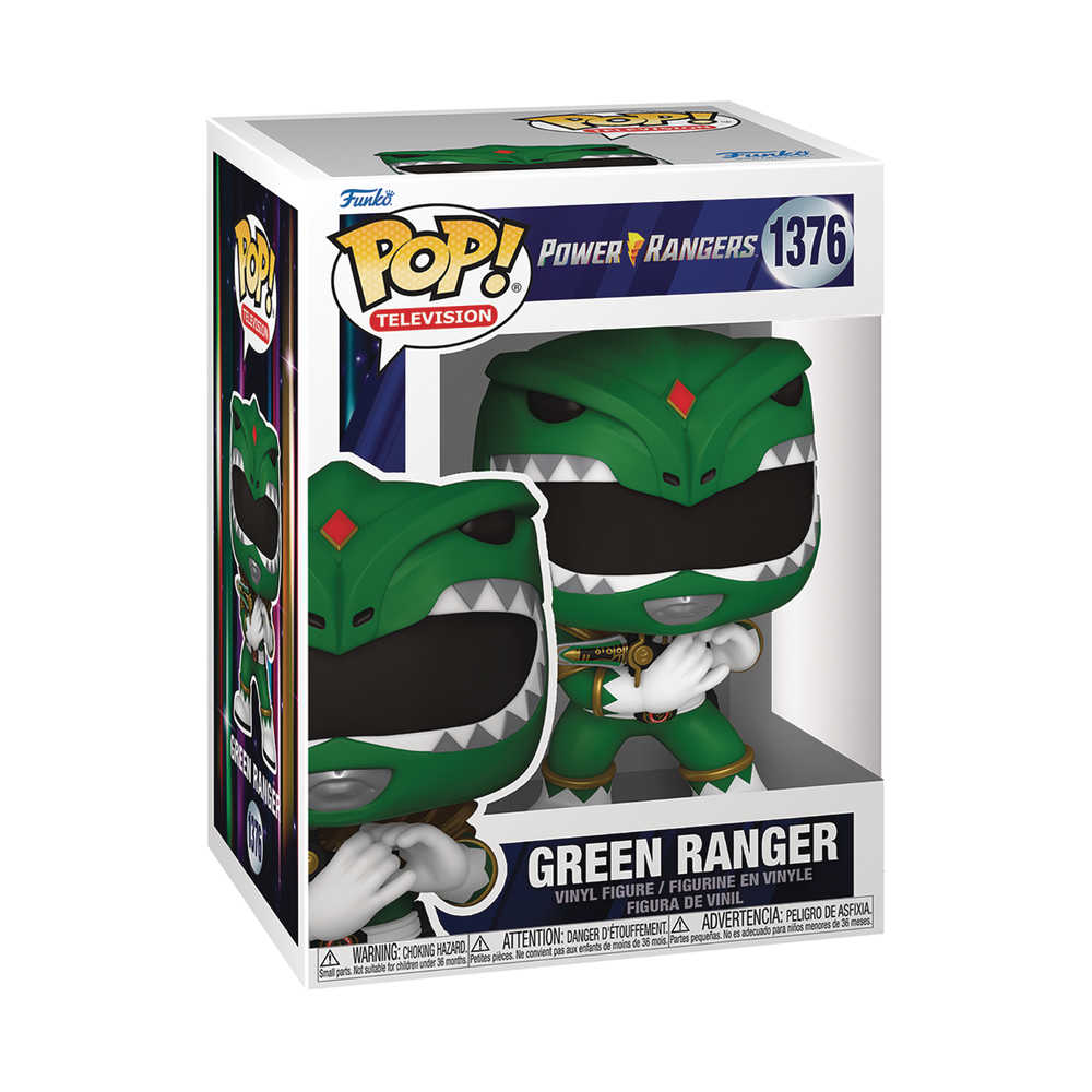 Pop TV Mmpr 30th Green Ranger Vinyl Figure | Odin's Place