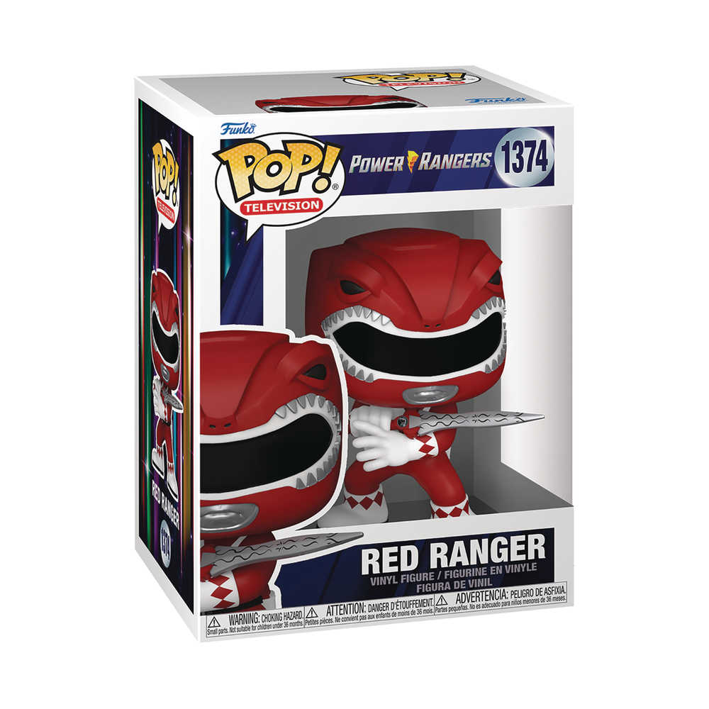 Pop TV Mmpr 30th Red Ranger Vinyl Figure | Odin's Place