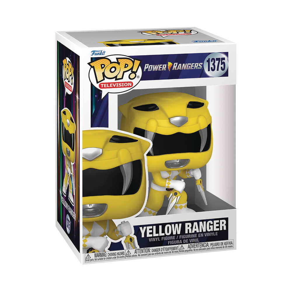 Pop TV Mmpr 30th Yellow Ranger Vinyl Figure | Odin's Place