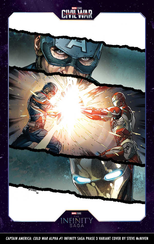 Captain America Cold War Alpha #1 Infinity Saga Phase 3 Variant | Odin's Place