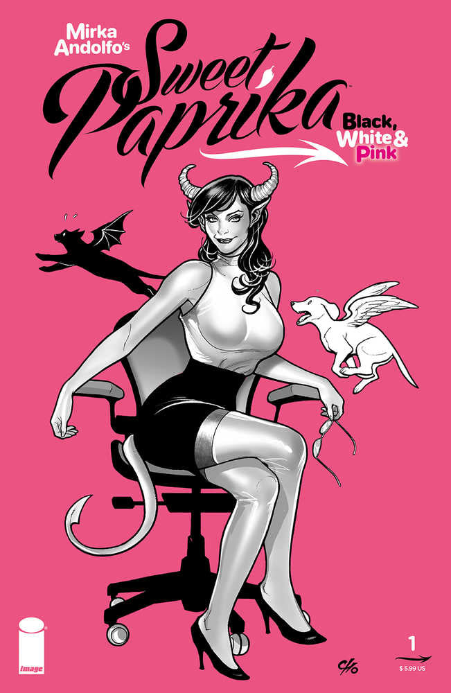 Sweet Paprika Black White & Pink (One Shot) Cover B (Mature) | Odin's Place