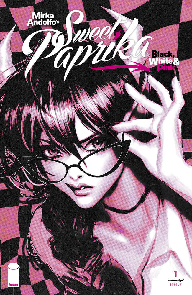 Sweet Paprika Black White & Pink (One Shot) Cover C (Mature) | Odin's Place