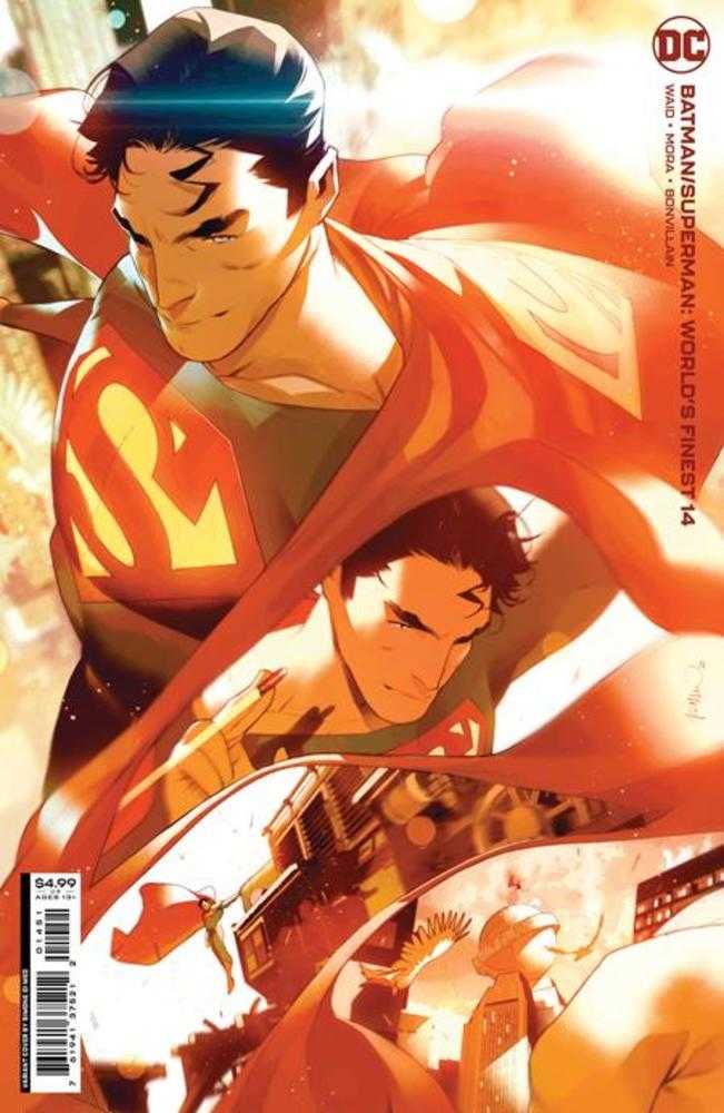Batman Superman Worlds Finest #14 Cover C Simone Di Meo Superman Card Stock Variant | Odin's Place