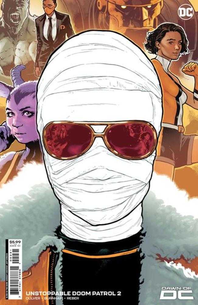 Unstoppable Doom Patrol #2 (Of 6) Cover C Jeff Spokes Glow-In-The-Dark Card Stock Variant | Odin's Place
