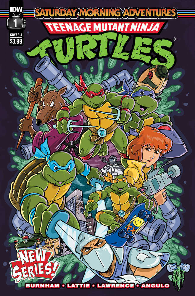 Teenage Mutant Ninja Turtles Saturday Morning Adventure Continued #1 Cover A Lattie | Odin's Place