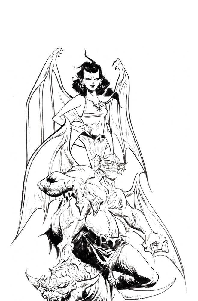 Gargoyles #3 Cover Zd 15 Copy Foc Variant Edition Lee Line Art Virgin | Odin's Place