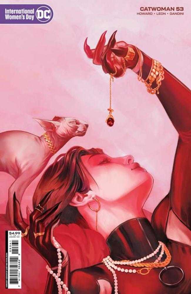 Catwoman #53 Cover F Qistina Khalidah International Womens Day Card Stock Variant | Odin's Place