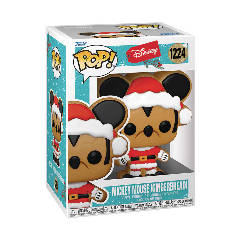 Pop Disney Holiday Santa Mickey Gb Vinyl Figure | Odin's Place