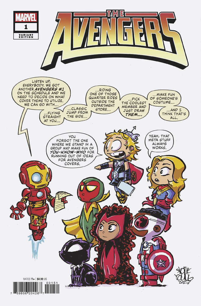 Avengers 1 Skottie Young Variant | Odin's Place