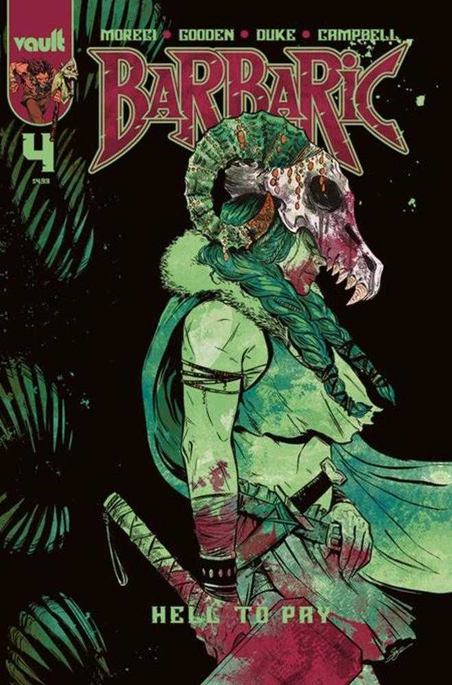 Barbaric Hell To Pay #4 Cover B Skylar Patridge Variant | Odin's Place