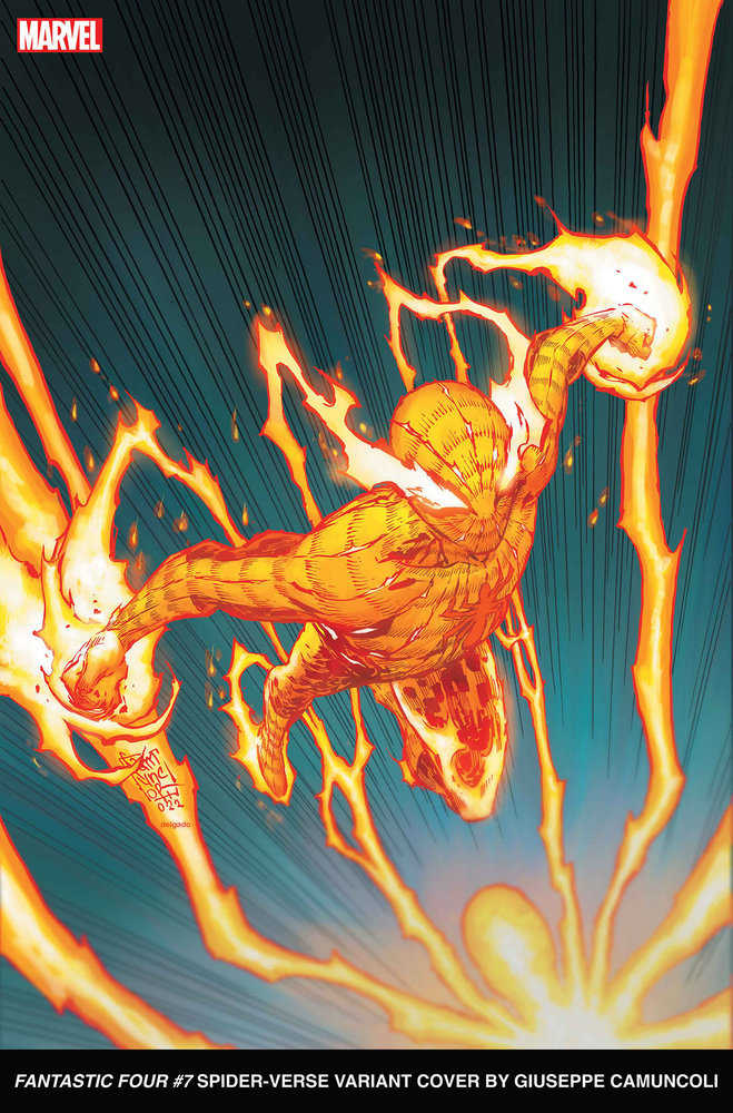 Fantastic Four 7 Giuseppe Camuncoli Spider-Verse Variant | Odin's Place