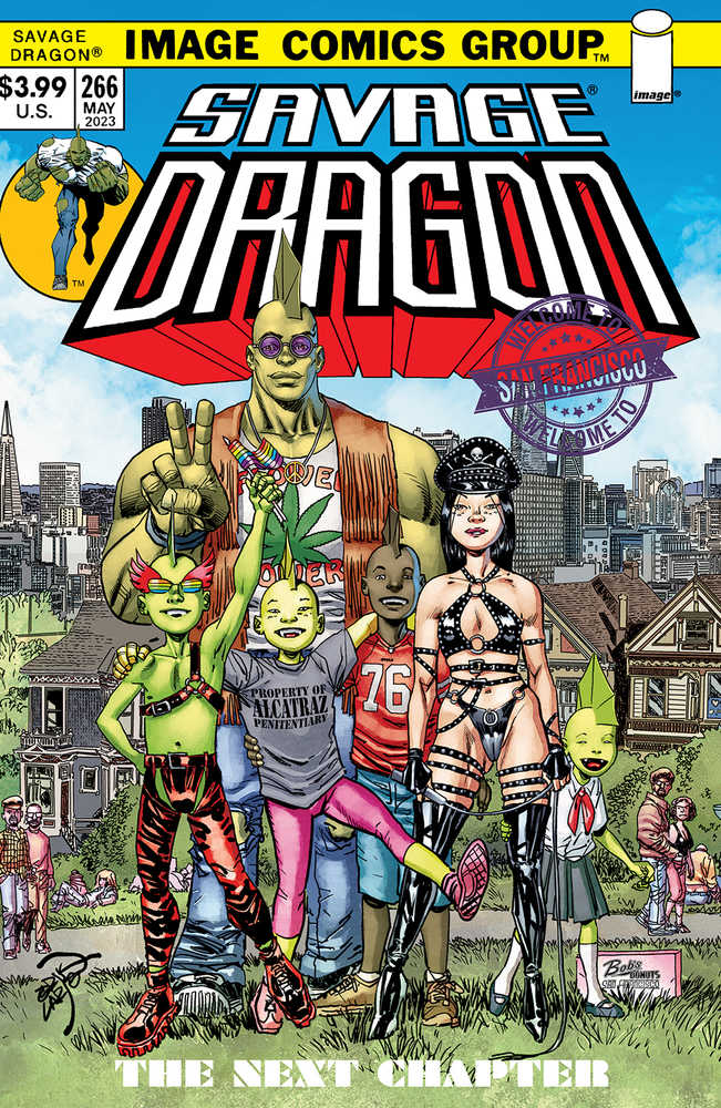 Savage Dragon #266 Cover B Retro 70s Trade Dress (Mature) | Odin's Place