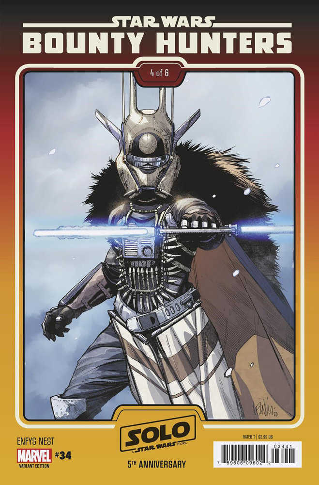Star Wars: Bounty Hunters 34 Leinil Yu Enfys Nest Solo 5TH Anniversary Movie Variant | Odin's Place