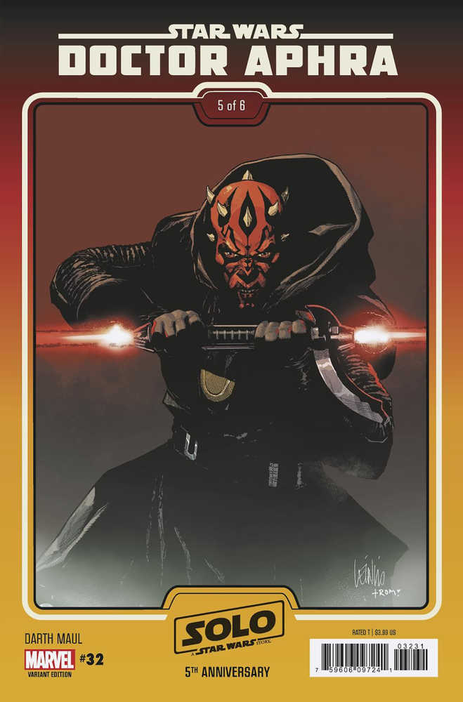 Star Wars Doctor Aphra #32 Yu Darth Maul Solo 5TH Ann Movie | Odin's Place