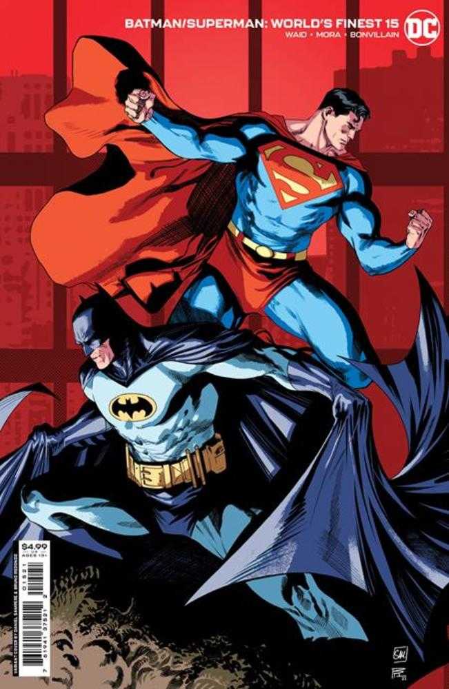 Batman Superman Worlds Finest #15 Cover B Daniel Sampere & Bruno Redondo Card Stock Variant | Odin's Place