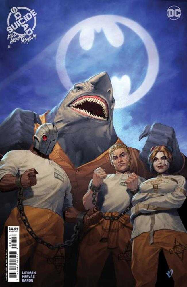 Suicide Squad Kill Arkham Asylum #1 (Of 5) Cover B Ariel Olivetti Card Stock Variant (Mature) | Odin's Place