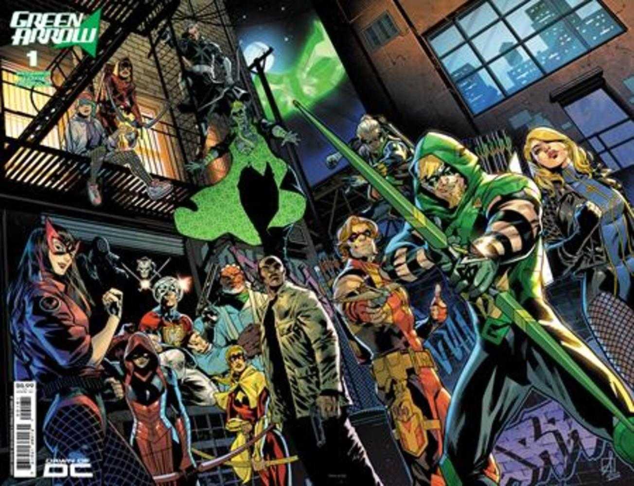 Green Arrow #1 (Of 6) Cover G Sean Izaakse Wraparound Foil Variant | Odin's Place