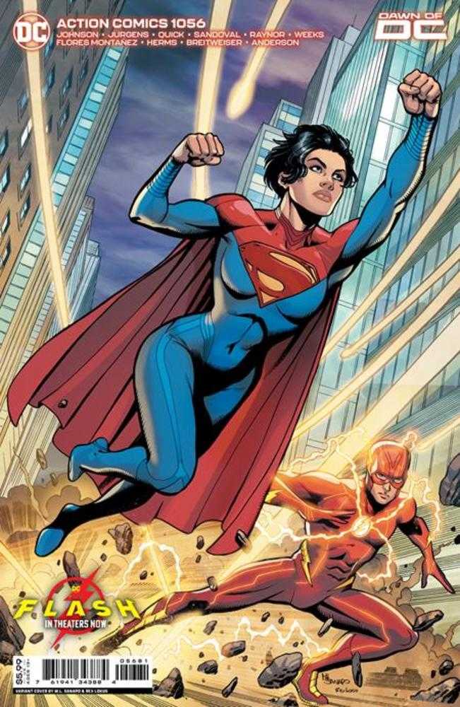 Action Comics #1056 Cover D Maria Laura Sanapo The Flash Movie Card Stock Variant | Odin's Place