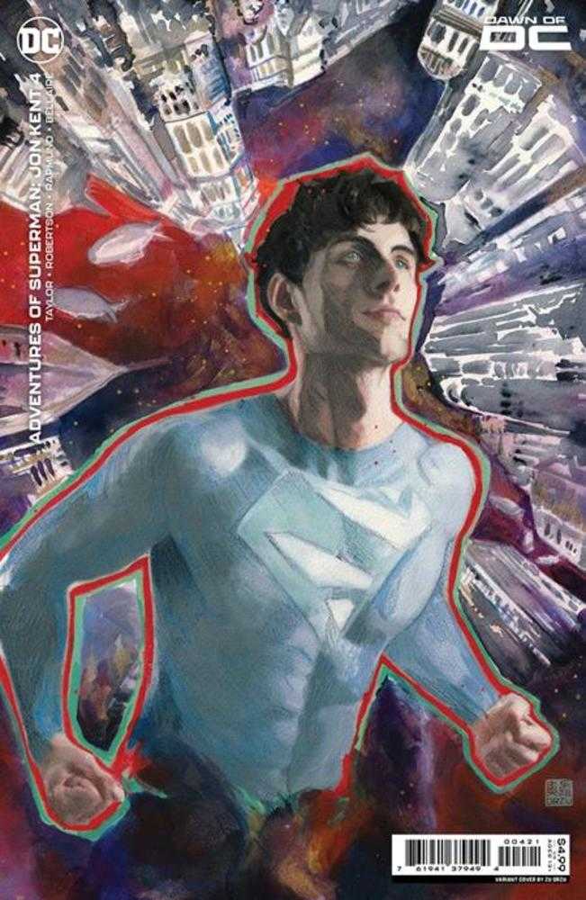 Adventures Of Superman Jon Kent #4 (Of 6) Cover B Zu Orzu Card Stock Variant | Odin's Place