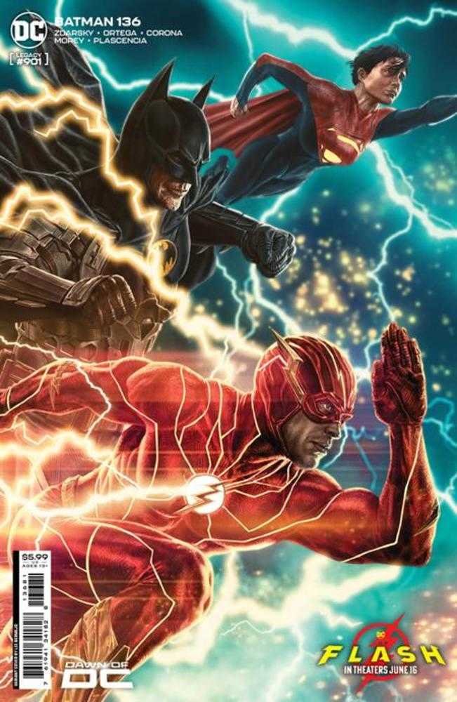 Batman #136 Cover E Lee Bermejo The Flash Movie Card Stock Variant | Odin's Place