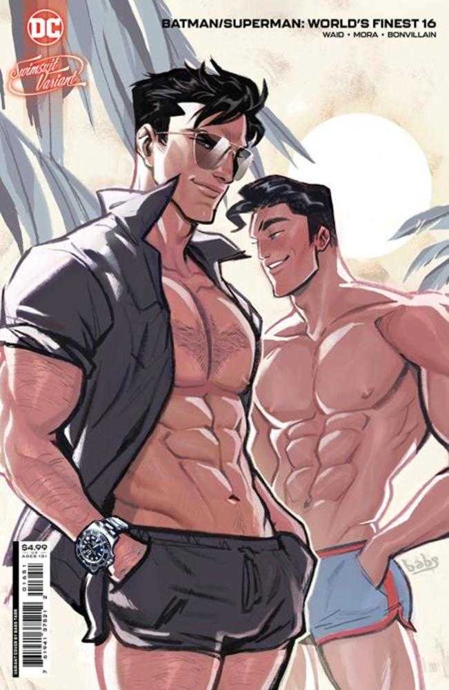 Batman Superman Worlds Finest #16 Cover D Babs Tarr Swimsuit Card Stock Variant | Odin's Place