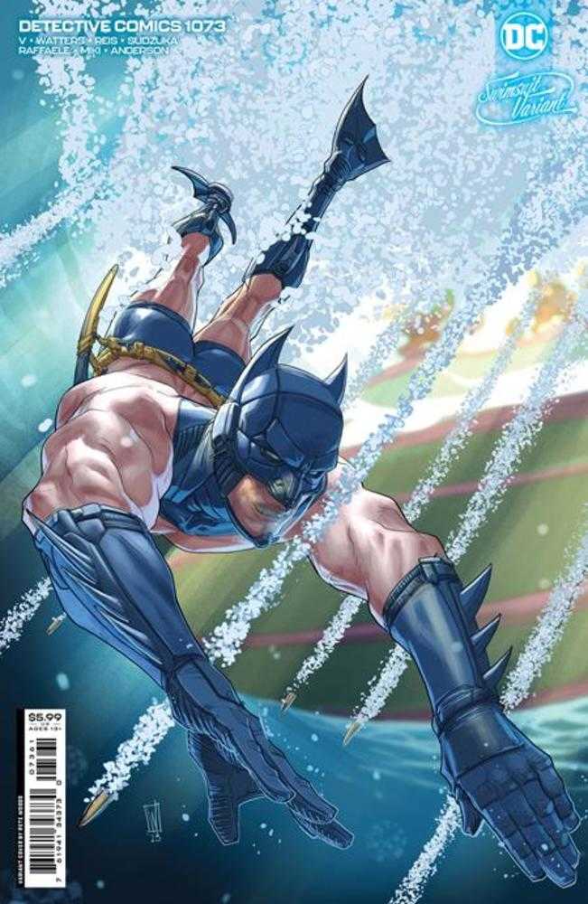 Detective Comics #1073 Cover E Pete Woods Swimsuit Card Stock Variant | Odin's Place