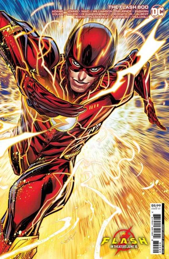 Flash #800 Cover G Jonboy Meyers The Flash Movie Card Stock Variant | Odin's Place