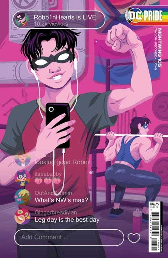 Nightwing #105 Cover D Yoshi Yoshitani DC Pride Card Stock Variant | Odin's Place