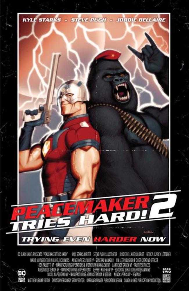 Peacemaker Tries Hard #2 (Of 6) Cover C Kris Anka Movie Poster Variant (Mature) | Odin's Place