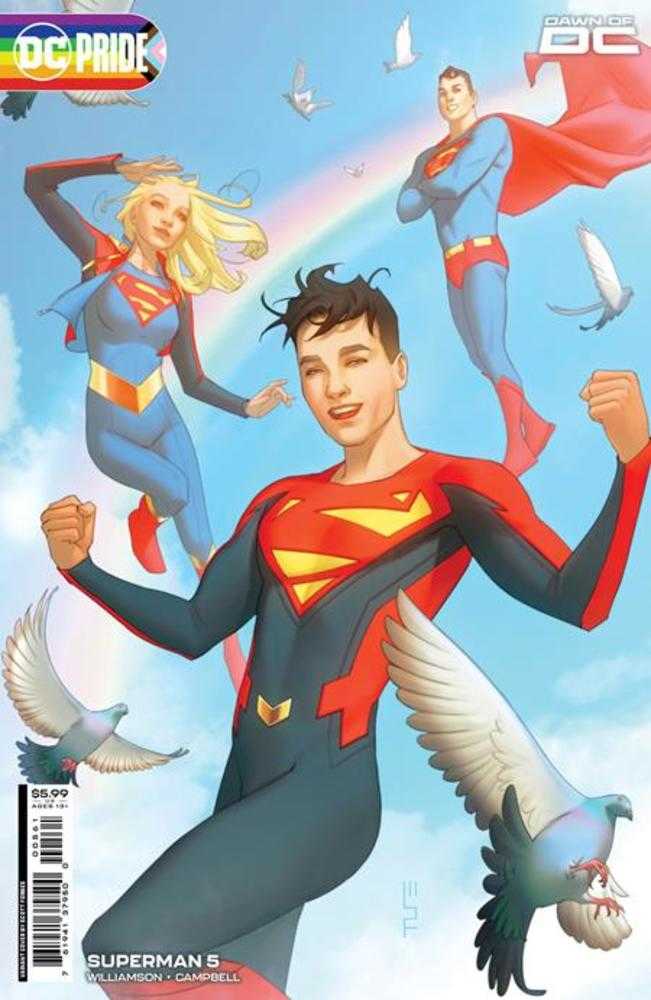 Superman #5 Cover D W Scott Forbes DC Pride Card Stock Variant | Odin's Place