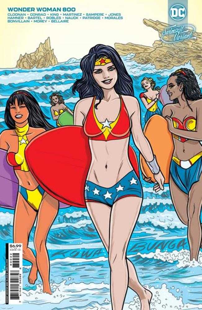 Wonder Woman #800 Cover G Michael Allred Swimsuit Card Stock Variant | Odin's Place