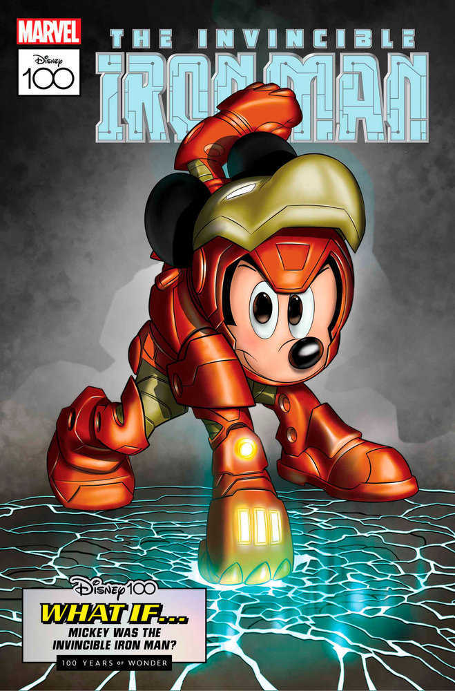 Amazing Spider-Man 27 Claudio Sciarrone Disney100 Invincible Iron Man Variant | Odin's Place