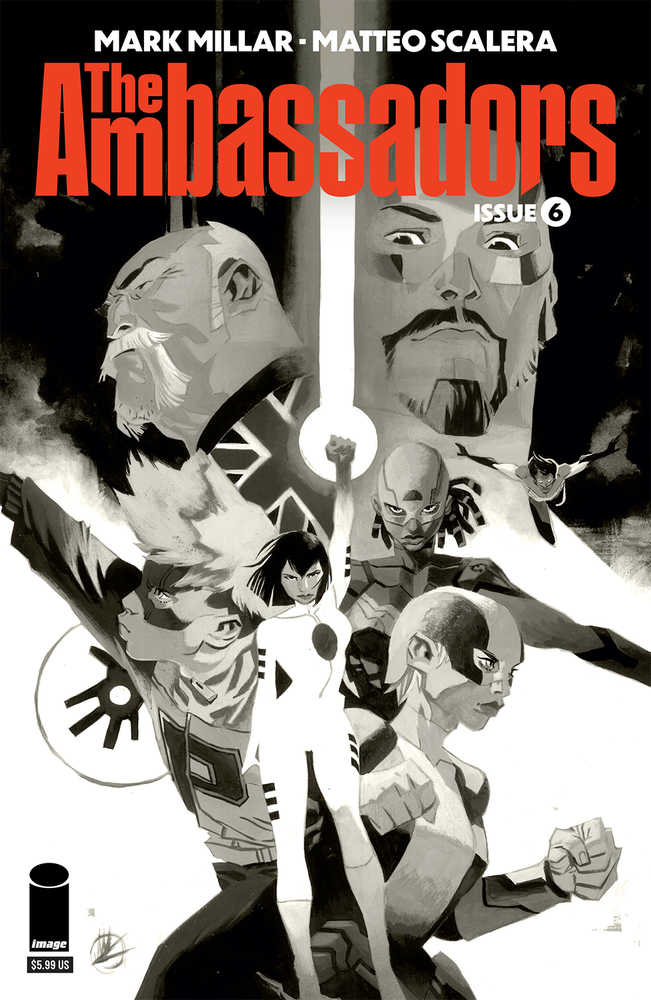 Ambassadors #6 (Of 6) Cover B Scalera Black & White (Mature) | Odin's Place