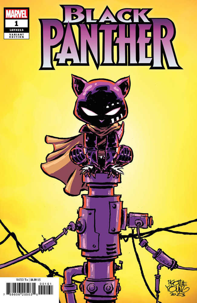 Black Panther 1 Skottie Young Variant | Odin's Place