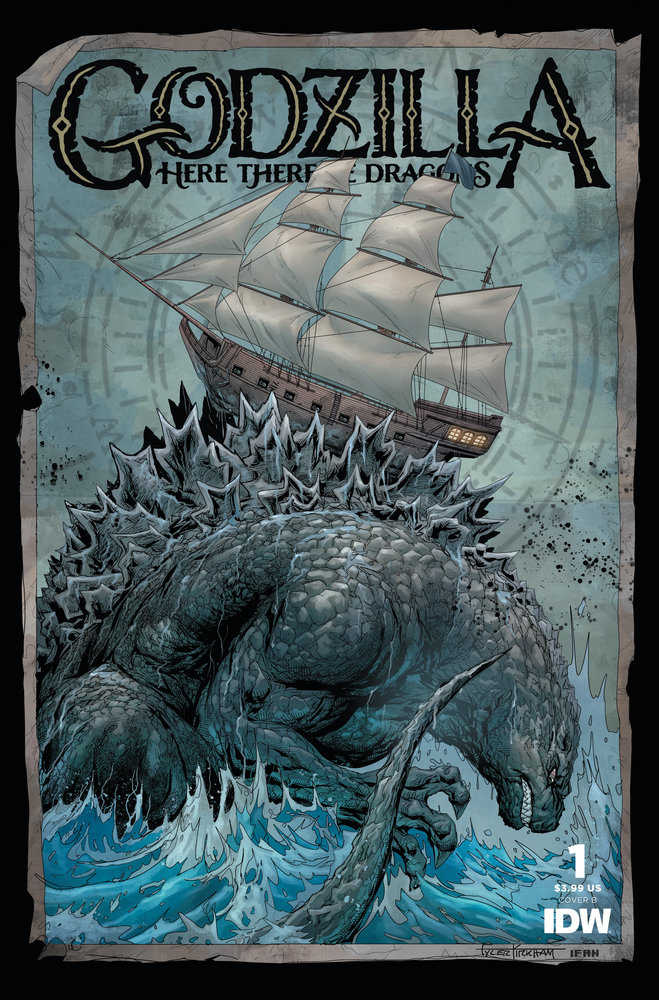 Godzilla: Here There Be Dragons #1 Variant B (Kirkham) | Odin's Place
