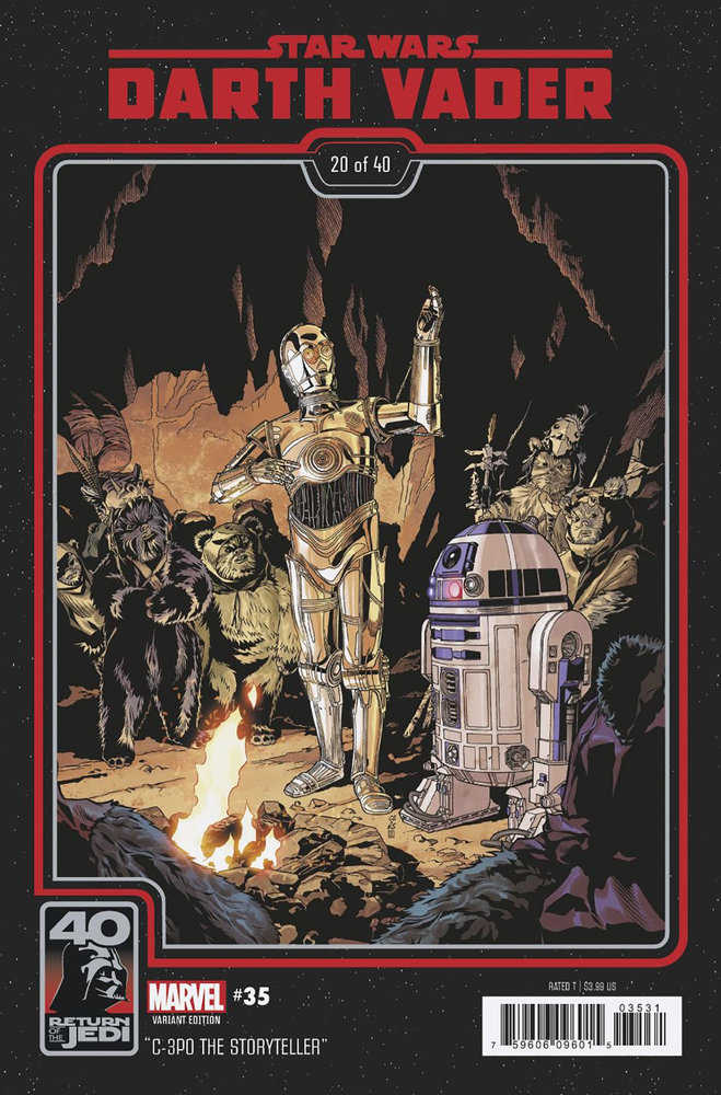 Star Wars: Darth Vader 35 Chris Sprouse Return Of The Jedi 40th Anniversary Variant | Odin's Place