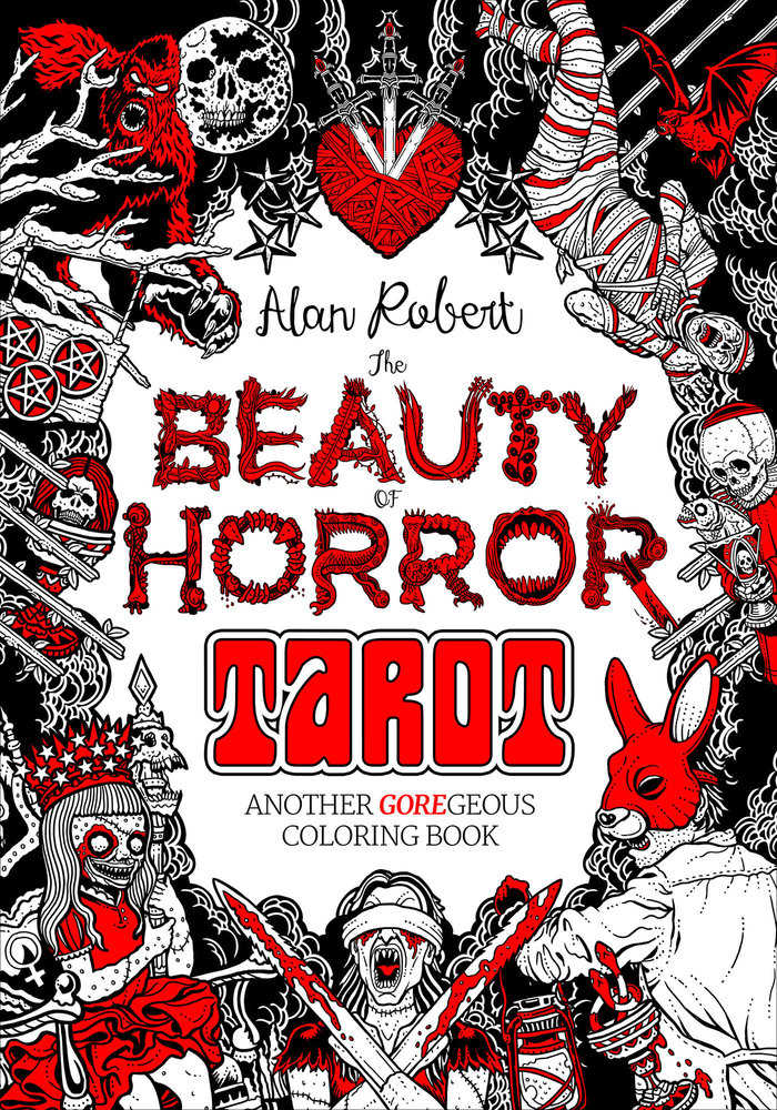 The Beauty Of Horror: Tarot Coloring Book | Odin's Place