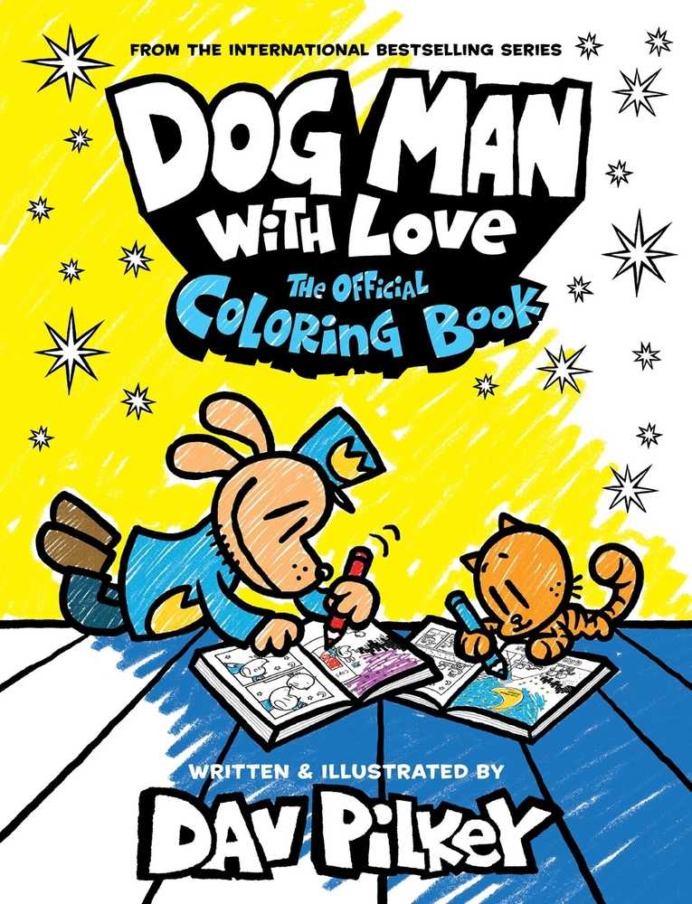 Dog Man With Love Official Coloring Book | Odin's Place