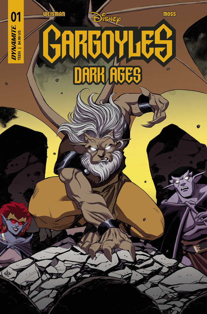 Gargoyles Dark Ages #1 Cover I 10 Copy Moss Original | Odin's Place