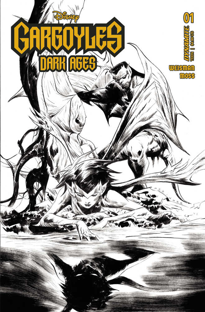 Gargoyles Dark Ages #1 Cover L 15 Copy Lee Line Art | Odin's Place