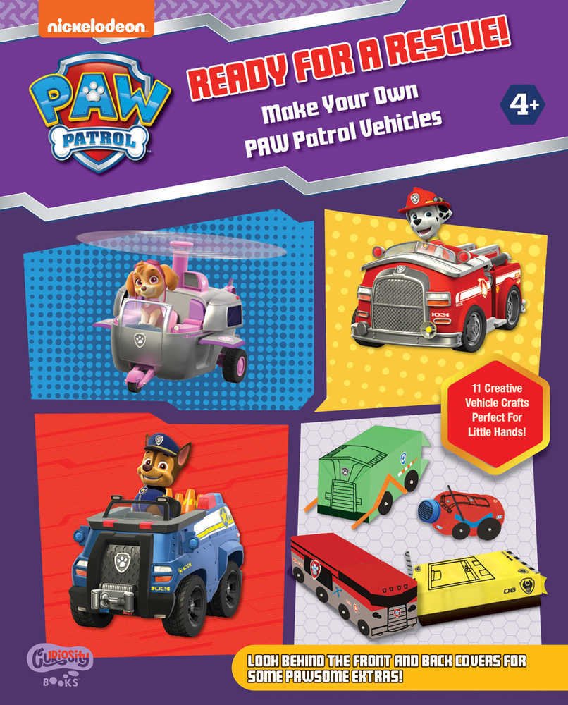 Ready For Rescue Make Your Own Paw Patrol Vehicles Softcover | Odin's Place