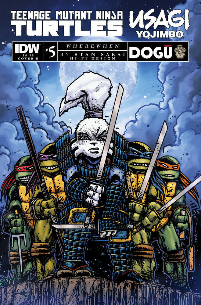Teenage Mutant Ninja Turtles/Usagi Yojimbo: Wherewhen #5 Variant B (Eastman) | Odin's Place